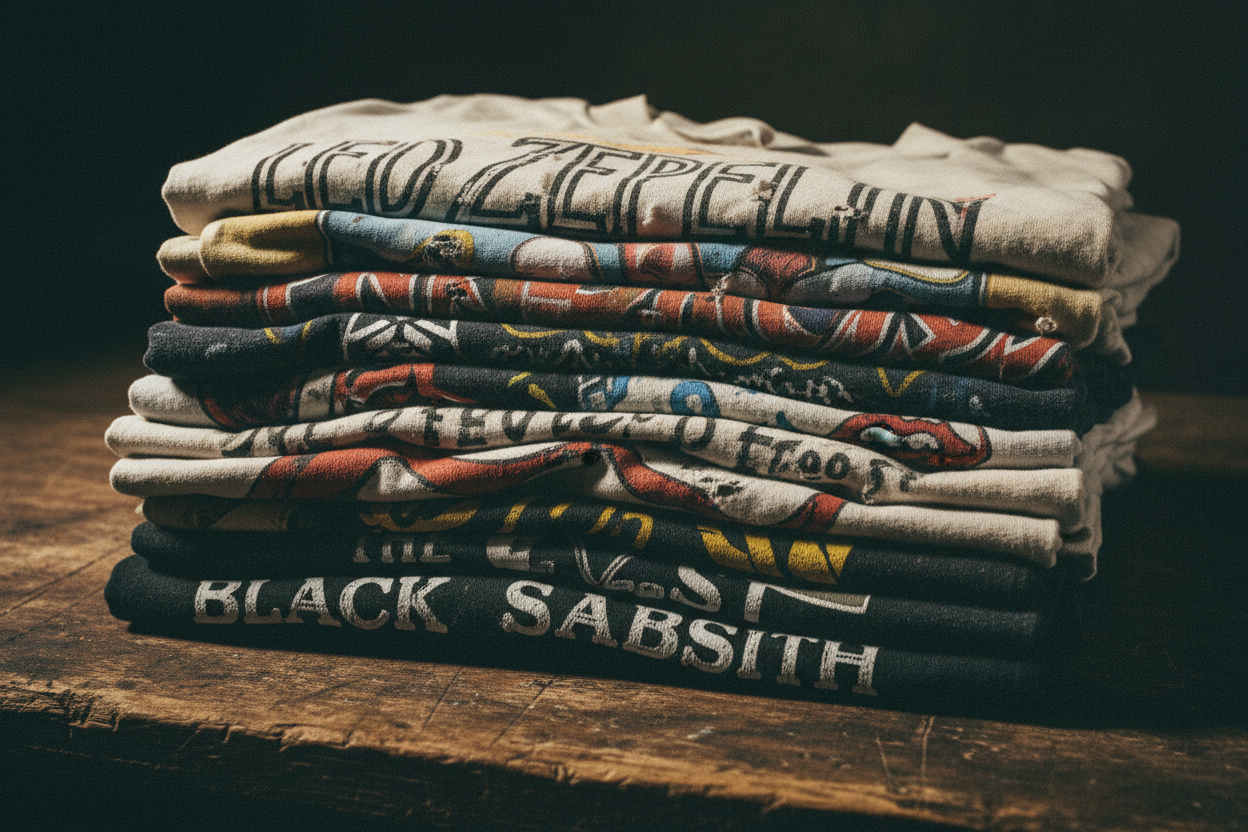 Cotton, Chaos & Code: The History of Rock Merch